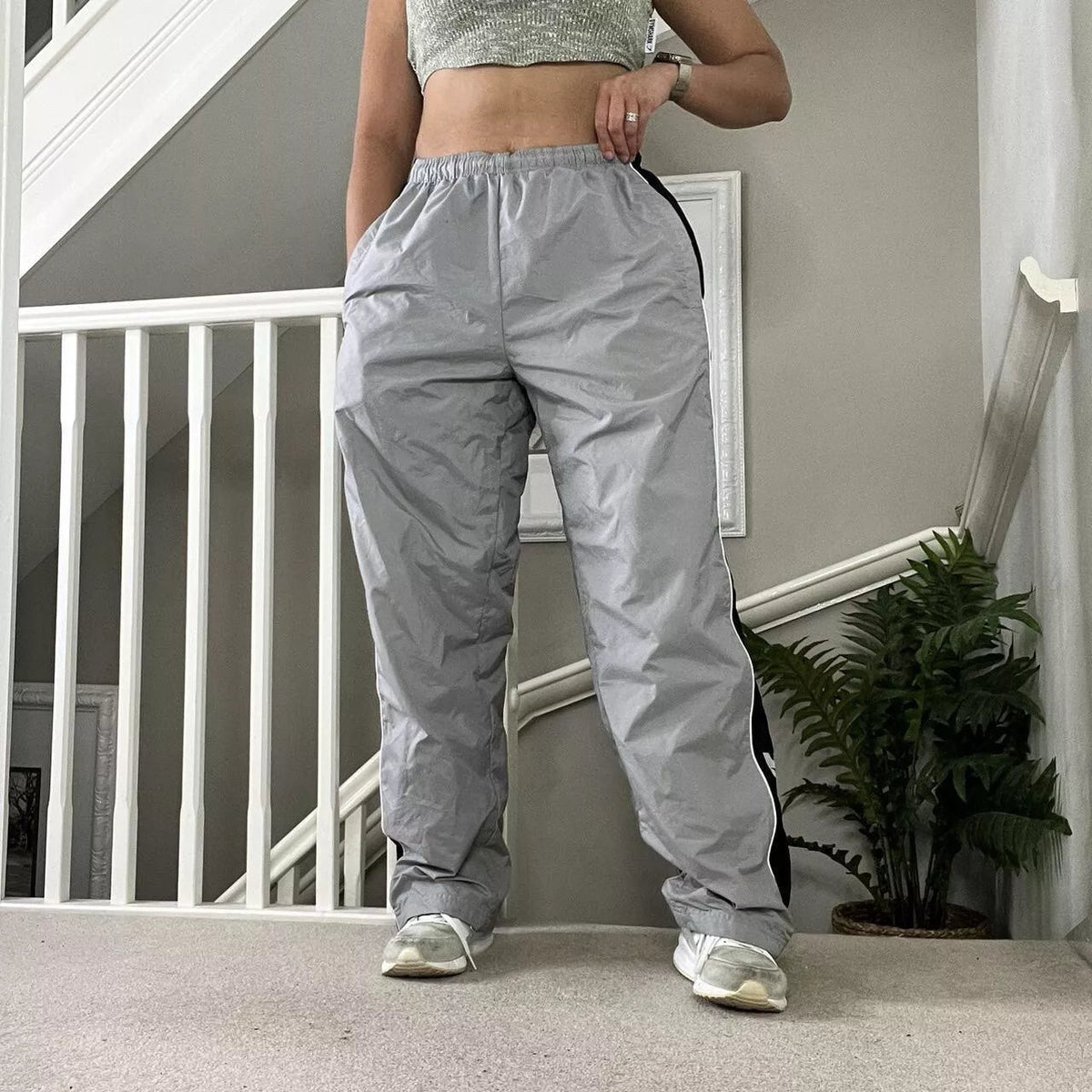 Oversized Track Pants Duo – Perfect Blend of Sporty & Casual! (Pack of 2)