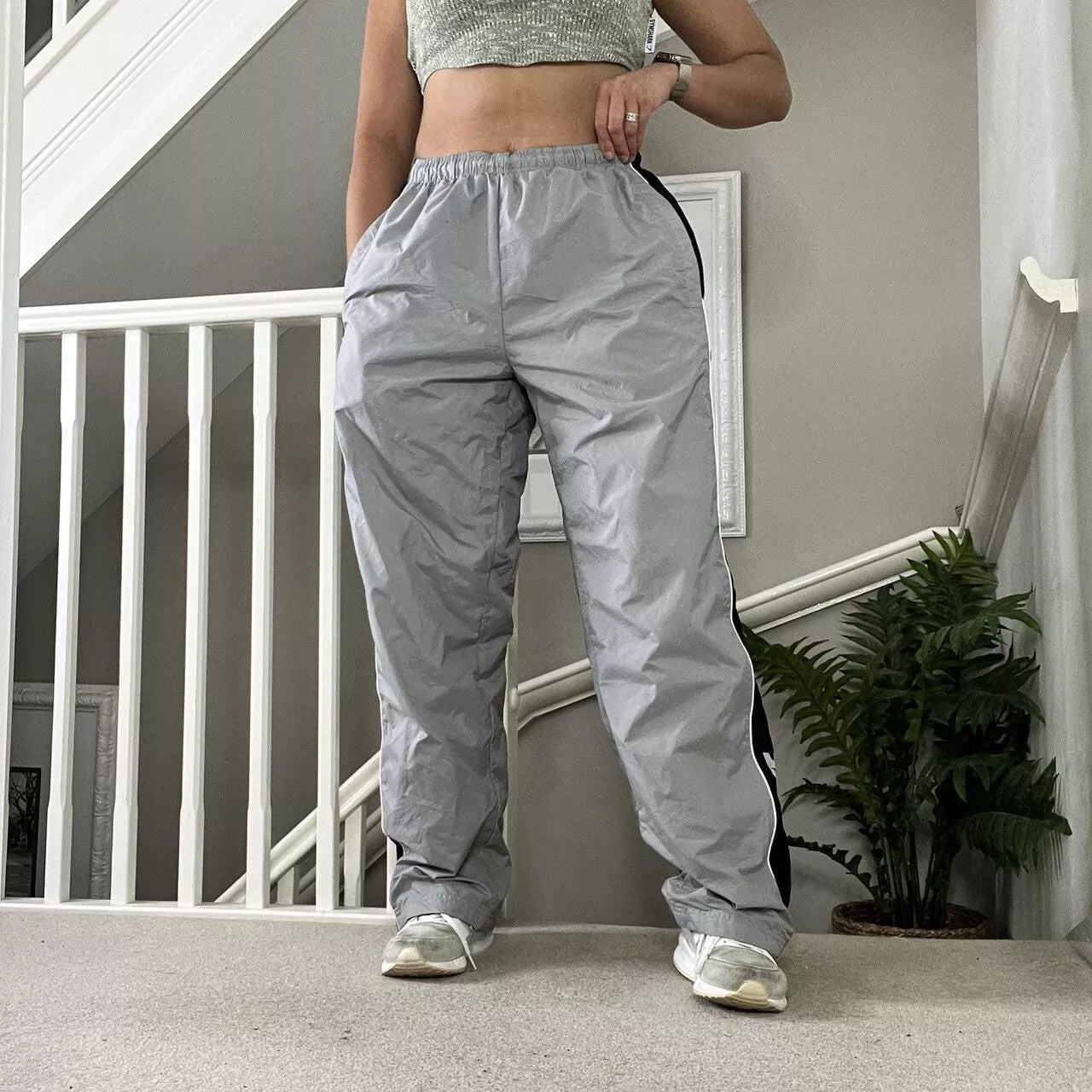 Oversized Track Pants Duo – Perfect Blend of Sporty & Casual! (Pack of 2)