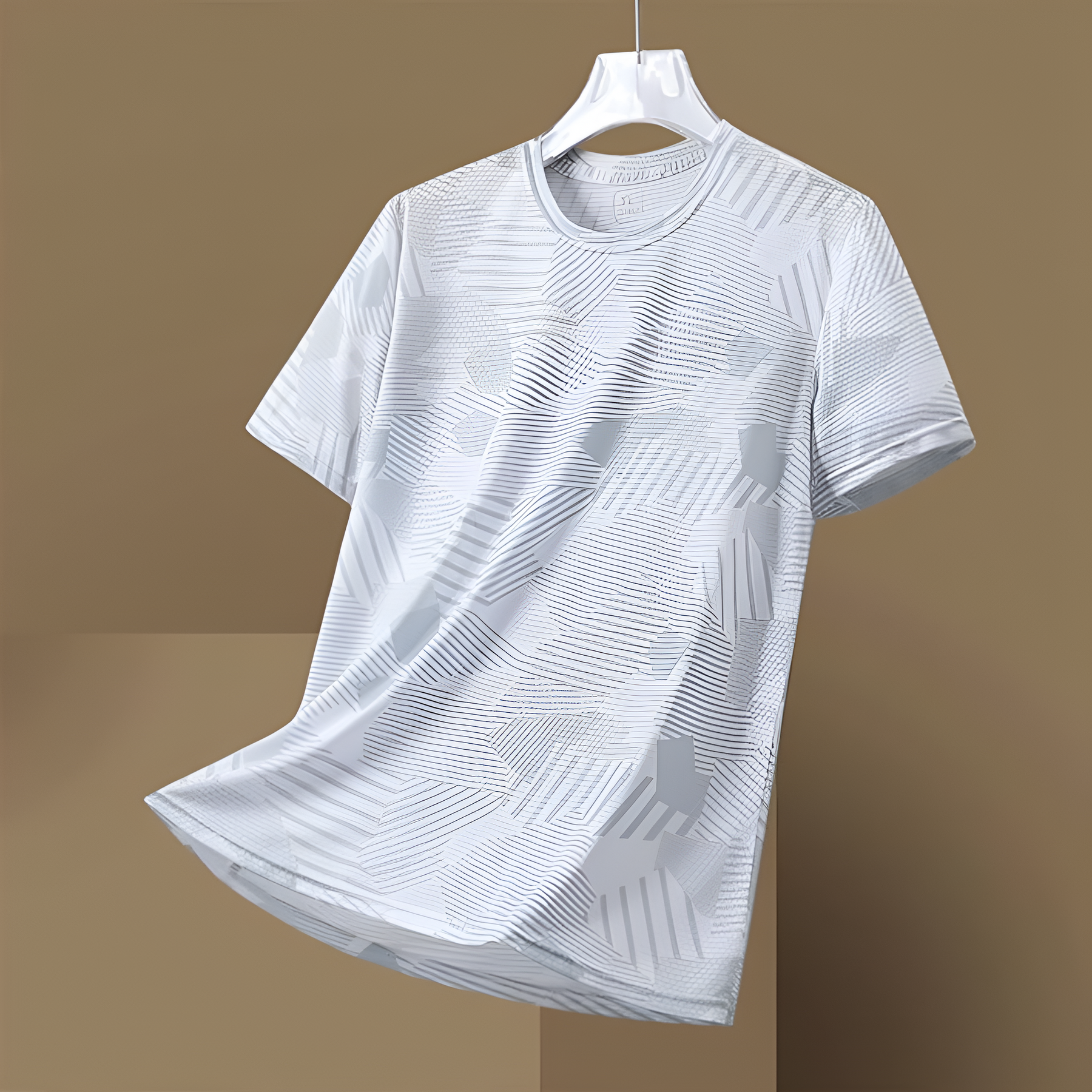 Men's Round Neck Polyester Casual T-shirt (Pack of 4)