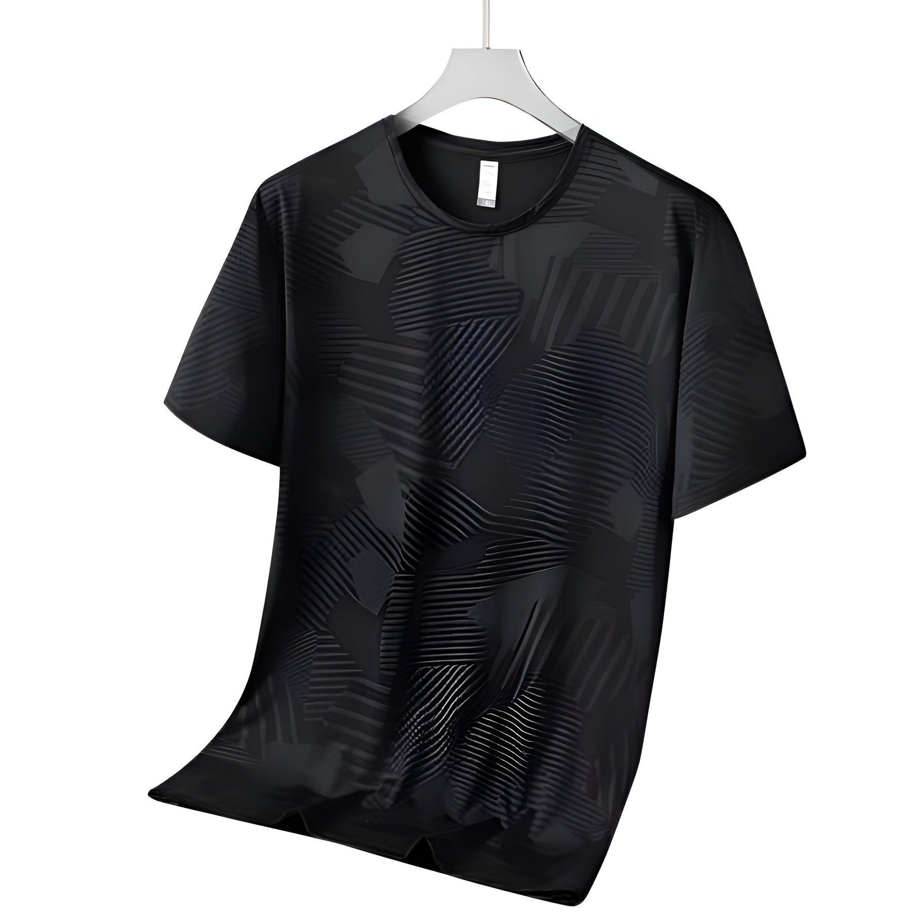 Men's Round Neck Polyester Casual T-shirt (Pack of 4)