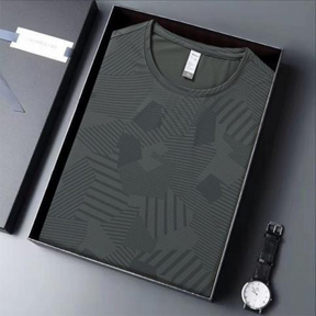 Men's Round Neck Polyester Casual T-shirt (Pack of 4)