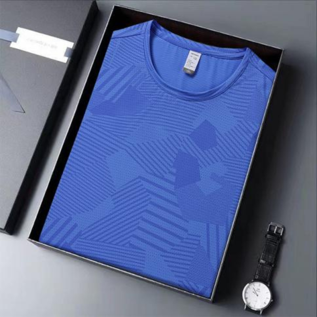 Men's Round Neck Polyester Casual T-shirt (Pack of 4)