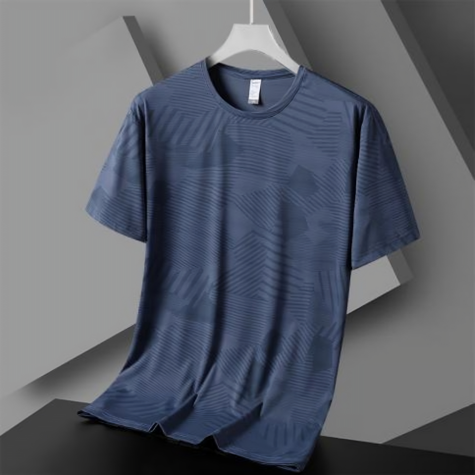 Men's Round Neck Polyester Casual T-shirt (Pack of 4)