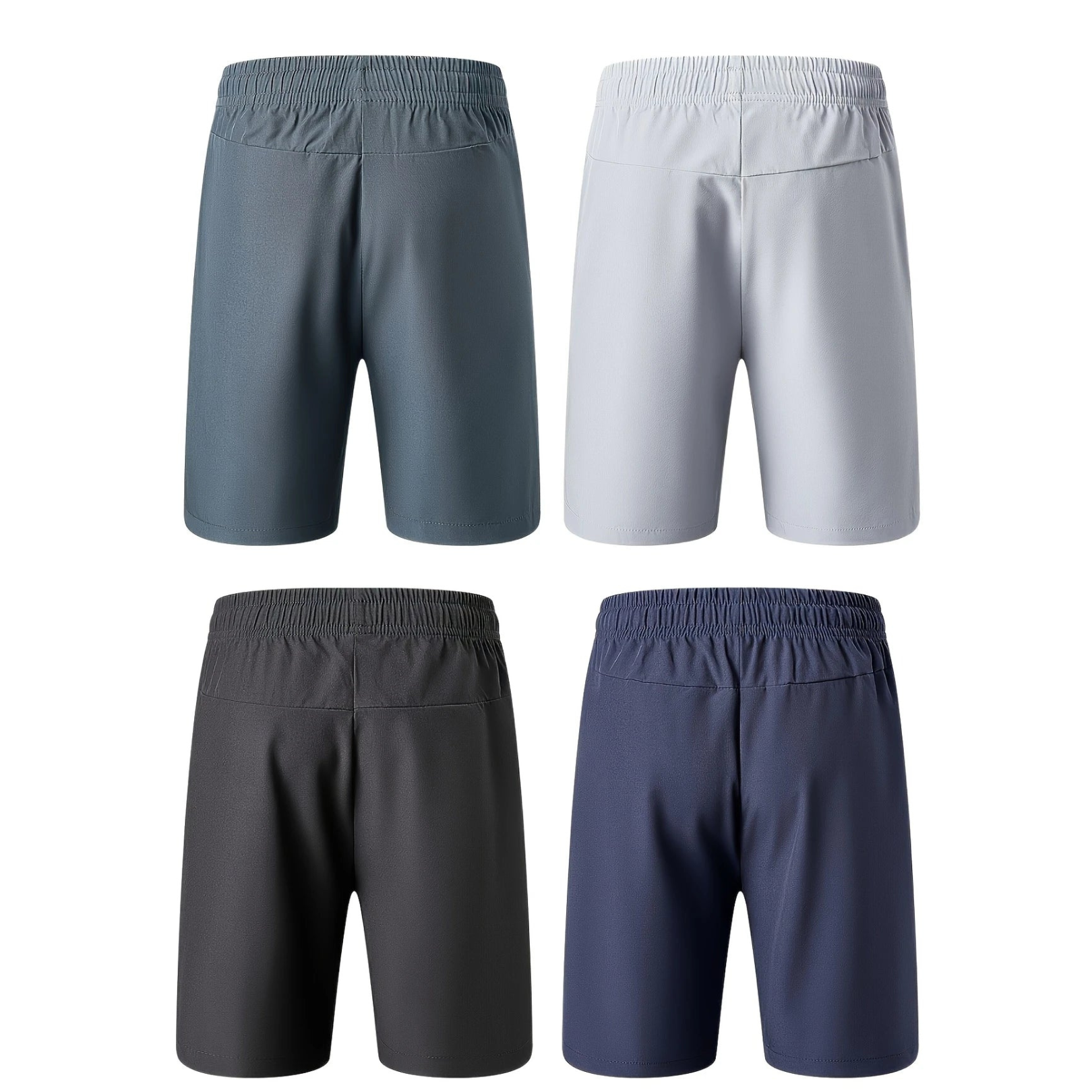 Combo of 4 Men's Stretchable Cotton Shorts